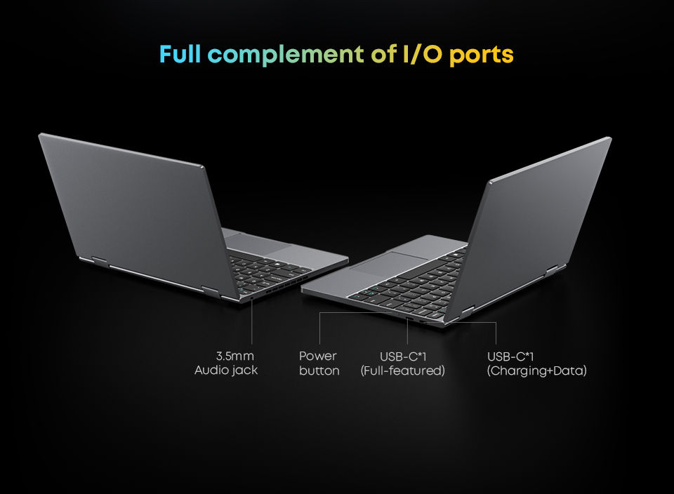 Thumbnail: CHUWI MiniBook X Laptop Tablet 2 In 1 Intel N150 CPU 10.51" FHD IPS Screen 12GB 
