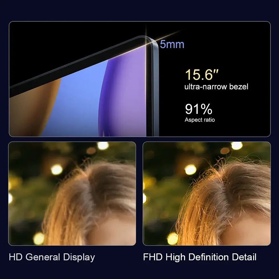 Thumbnail: Laptop Intel N5095 15.6 Inch 16GB RAM 1TB SSD DDR4 Windows 11 Fingerprint Unlock