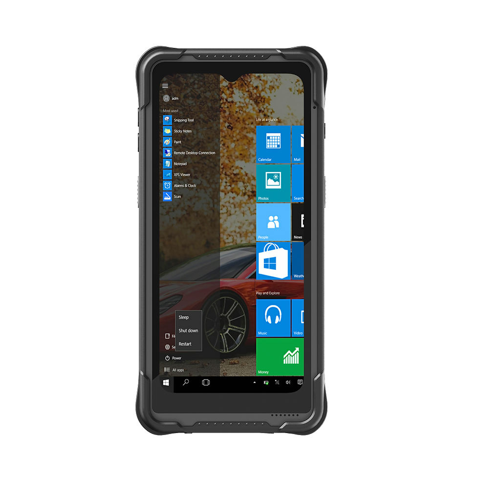 Thumbnail: 8GB+128GB Windows PDA 6.5 inch N5100 Tablet Barcode Reader Scanner Charging Crad