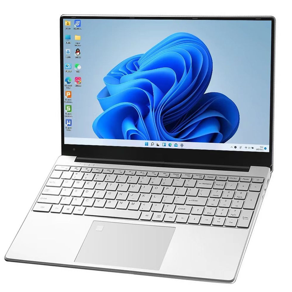 Thumbnail: Laptop 15.6 Inch IPS Screen 16GB RAM  Intel 11th N5095 Business Netbook Windows 