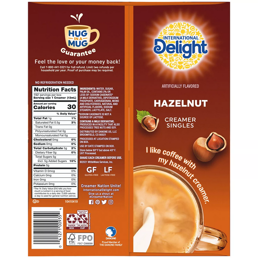 Thumbnail: International Delight Hazelnut Coffee Creamer Singles (192 ct.)
