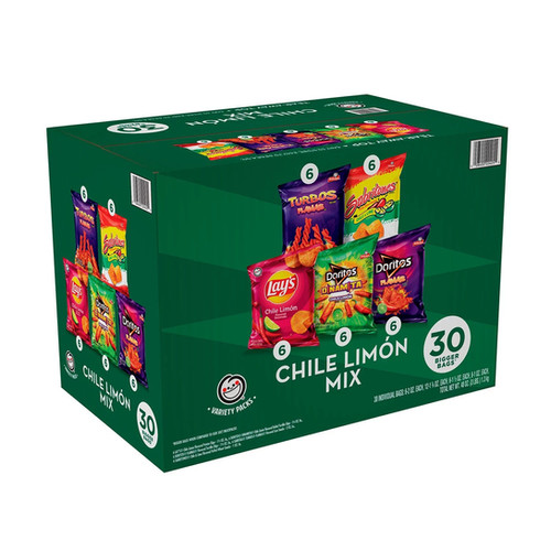 Sabritas Chile Limon Mix Variety Pack (30 ct.) UNIVERSALMAINTENANCE