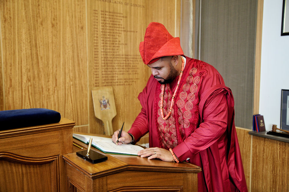 Our Director Was Installed As A Freeman For The City Of London