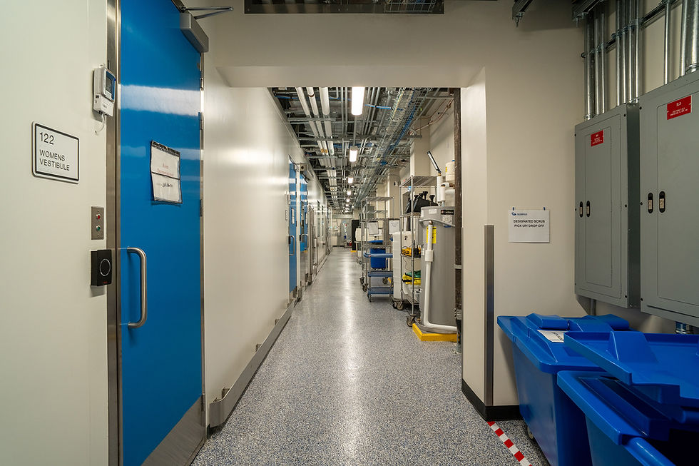 Lab room with secure access