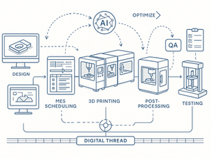 From Quoting to Delivery: Mapping a Modern AM Workflow
