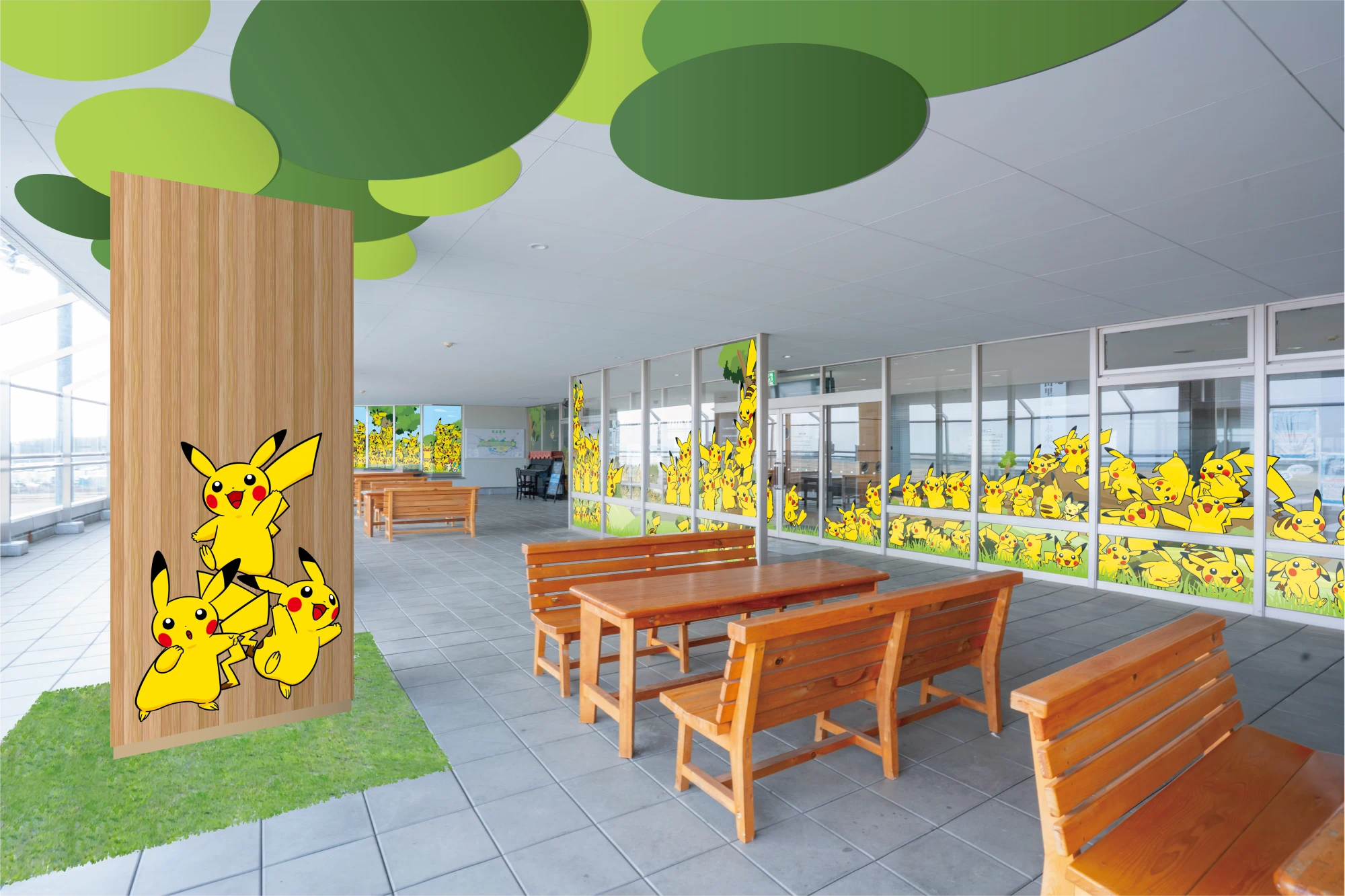 寶可夢機場亮點 ：走進皮卡丘觀景台