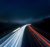 Verkehr Langzeitbelichtung