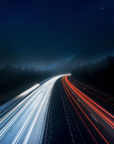 Night Highway Lights