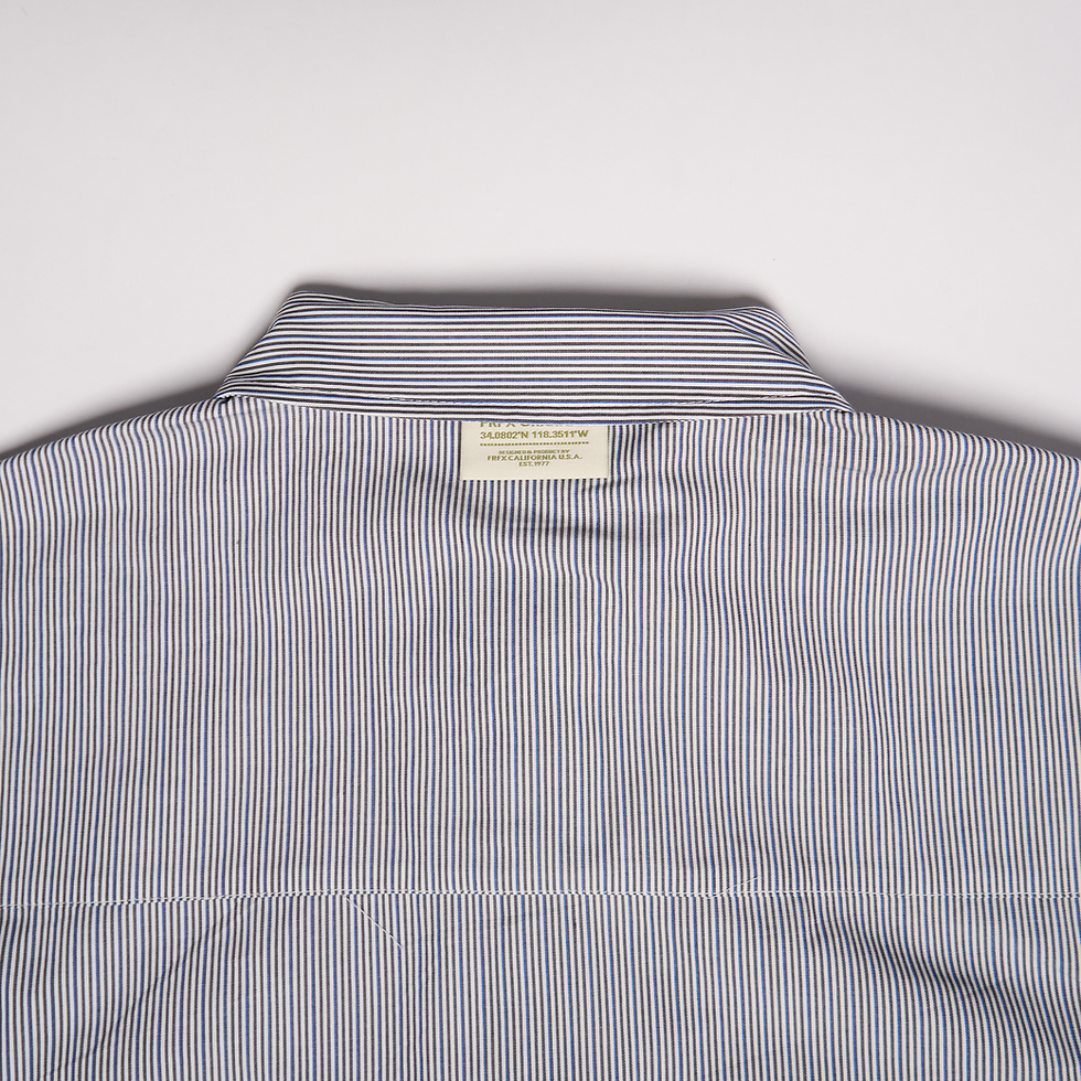 縮圖：SHORT SLEEVE STRIPED SHIRT - FFSH14