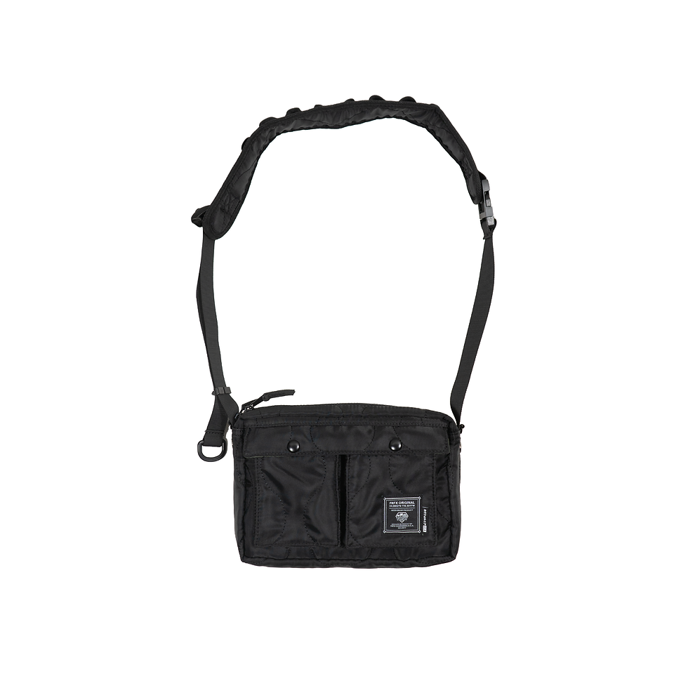 Thumbnail: QUILTED 2 WAY MESSENGER BAG - FF1410_CE2