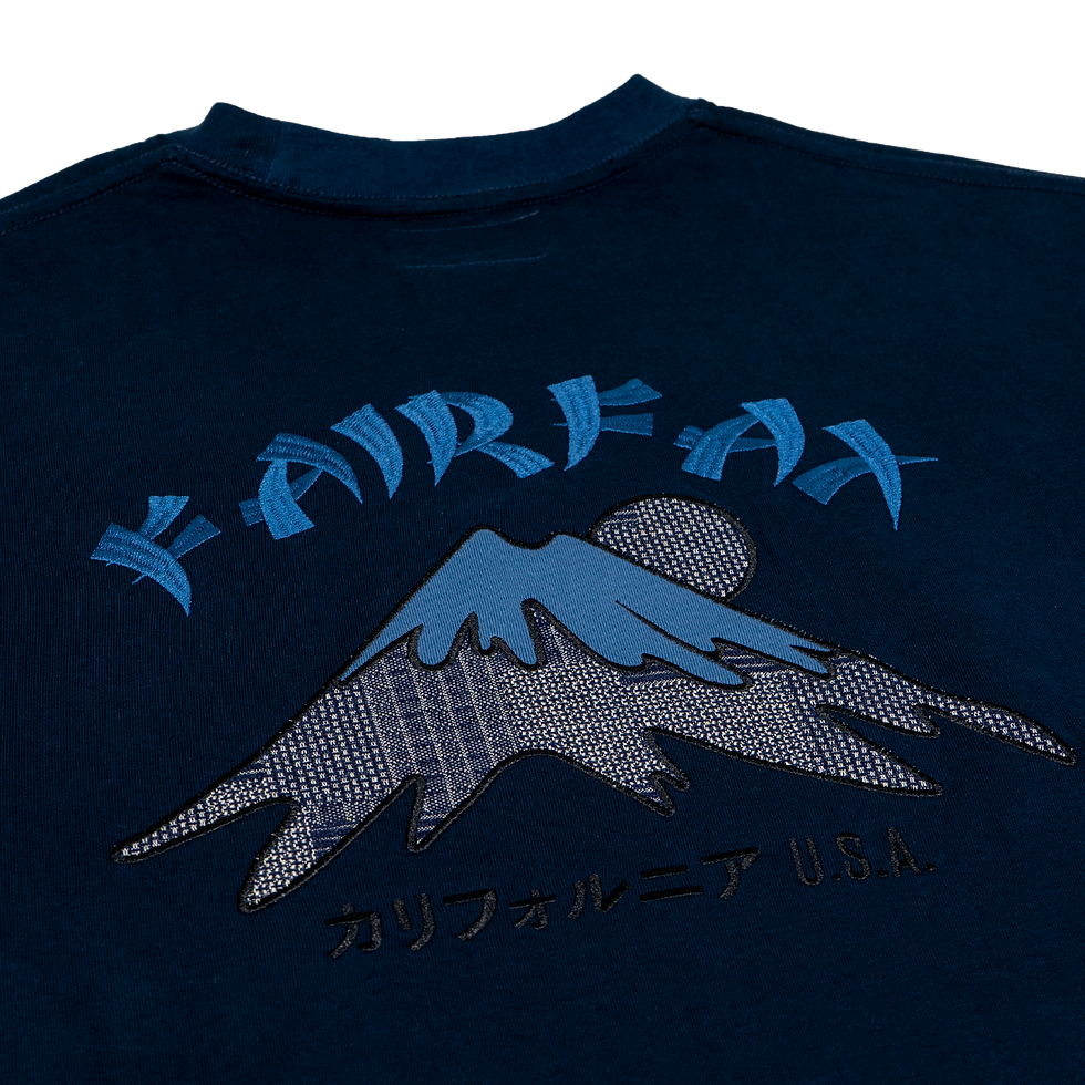 縮圖：FXSS23-TE05  SASIKO MT FUJI TEE