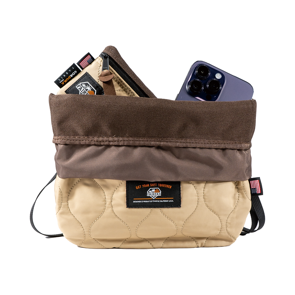 縮圖：FF4800 QUILTED 2 WAY REVERSIBLE POUCH