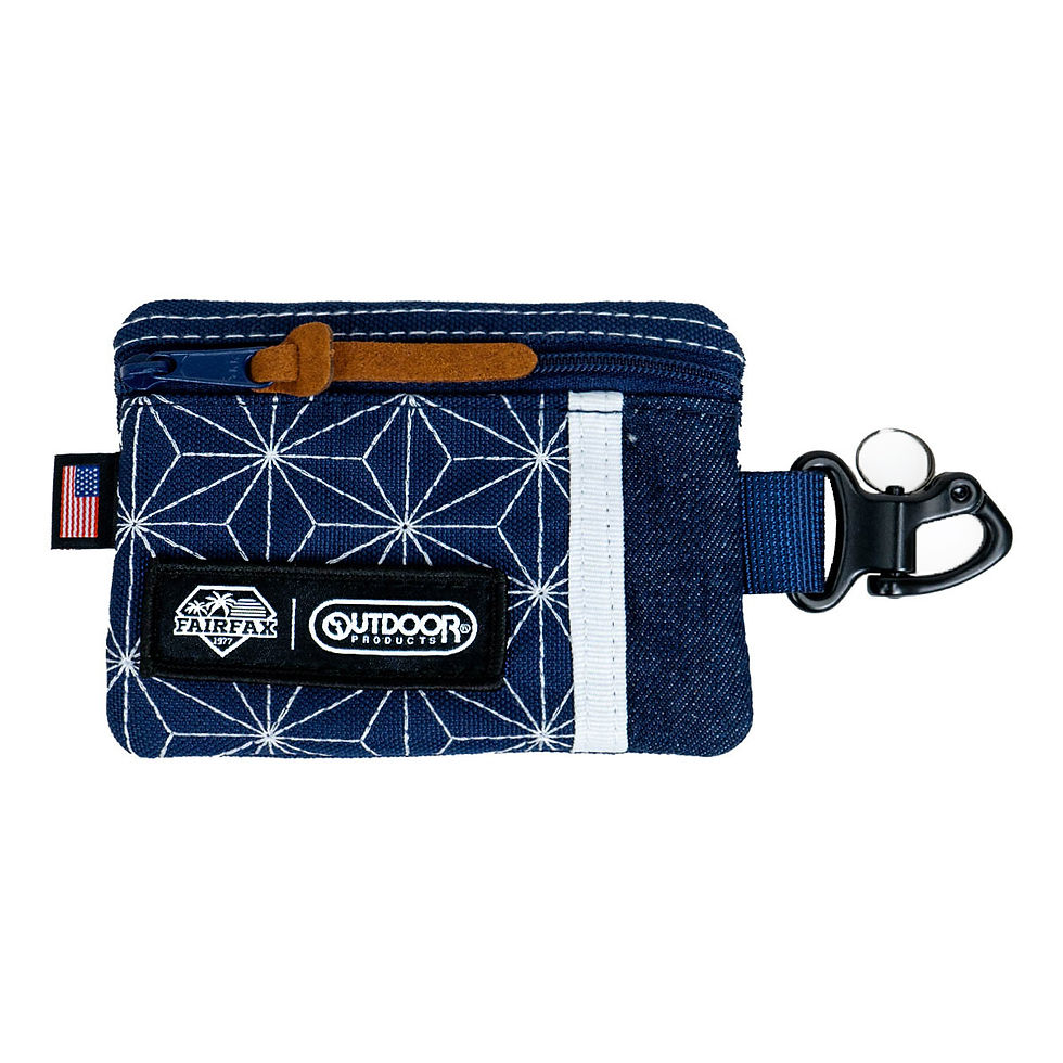縮圖：FF0500 SASIKO KEY COIN POUCH （INDIGO）