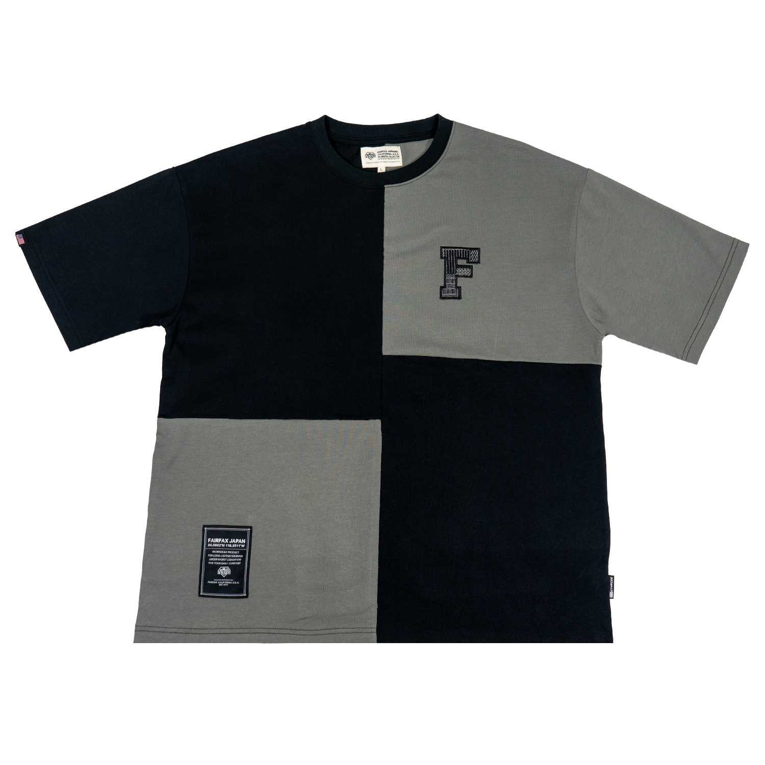 FXSS23-TE08 SASIKO BLOCKING TEE