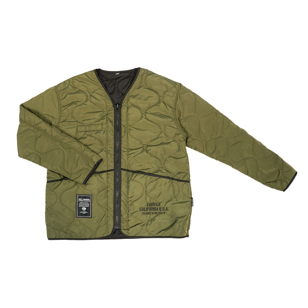 Thumbnail: MILITARY REVERSIBLE QUILTED JACKET - FFJK05_CE2