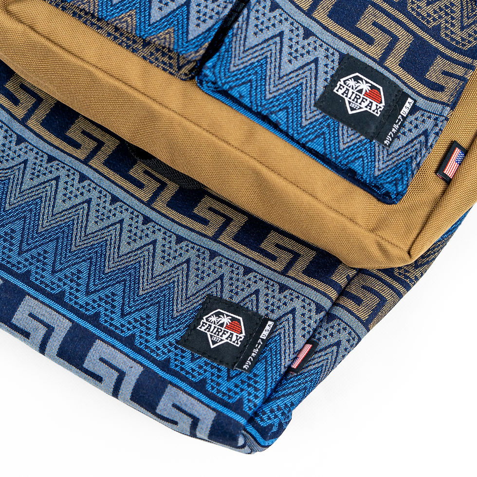 縮圖：FF1410 ETHNIC 2 WAY MESSENGER TOTE