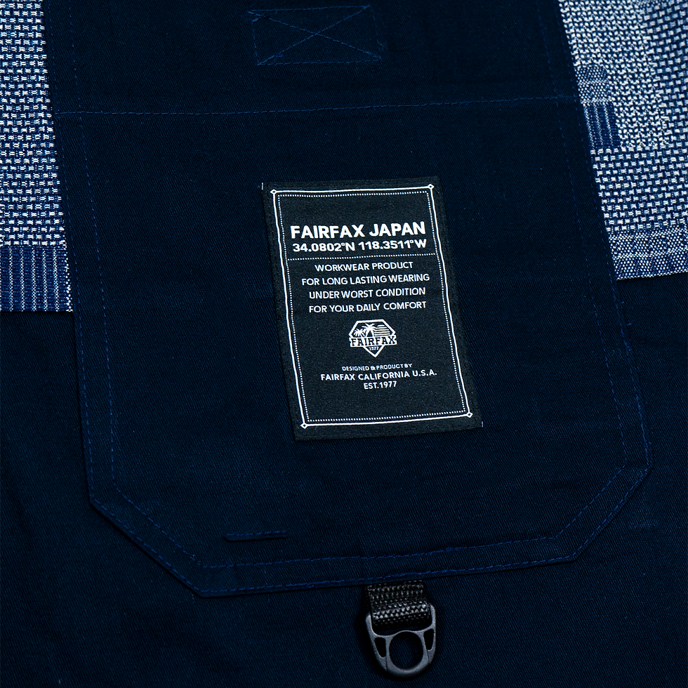 縮圖：FXSS23-ST03 SASIKO SHIRT