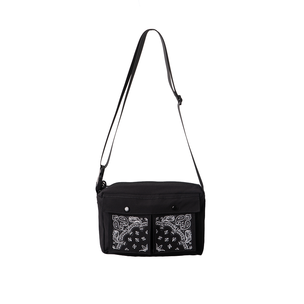 縮圖：PAISLEY EMB. TEFLON 2 WAY MESSENGER BAG - FF1410