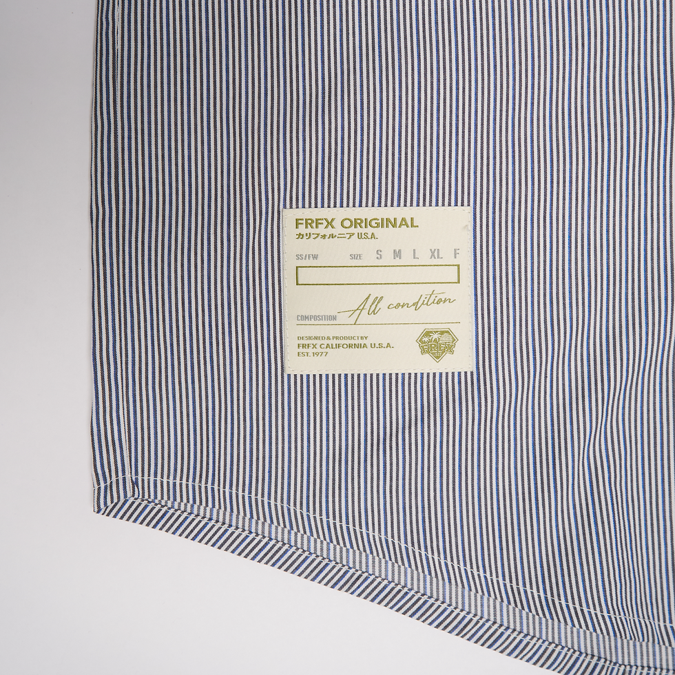 縮圖：SHORT SLEEVE STRIPED SHIRT - FFSH14