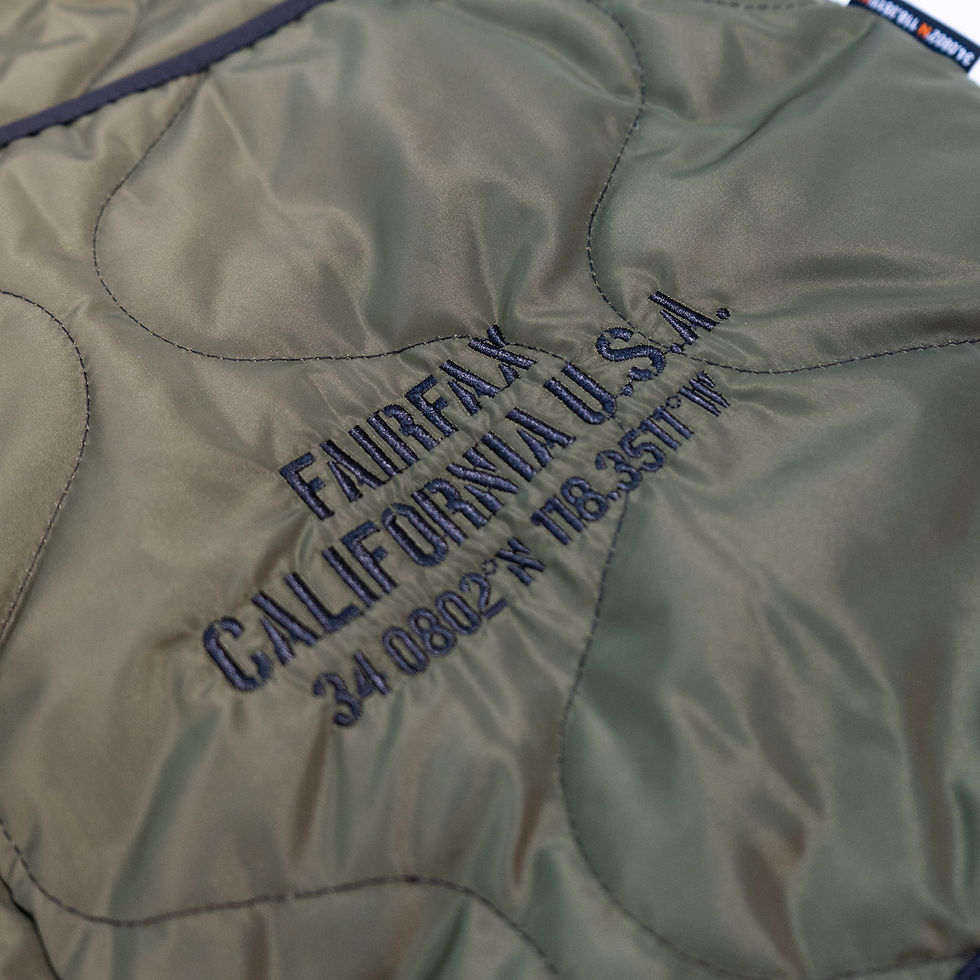 縮圖：MILITARY REVERSIBLE QUILTED JACKET - FFJK05_CE2