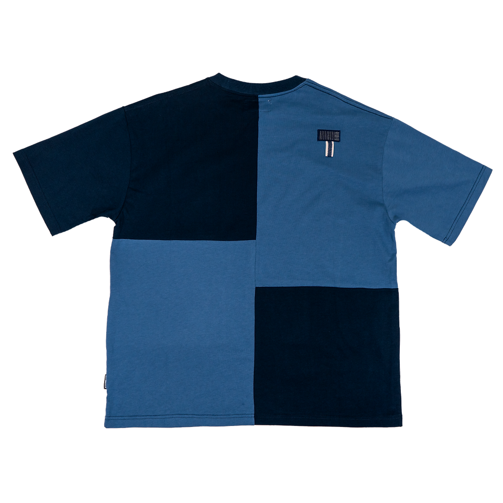 縮圖：FXSS23-TE08 SASIKO BLOCKING TEE