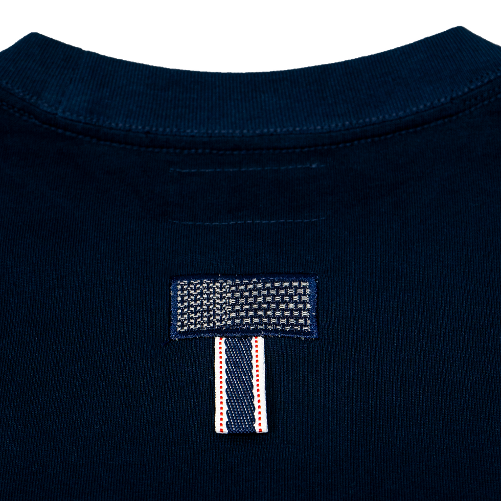 縮圖：FXSS23-TE07 SASIKO UNIVERSITY TEE