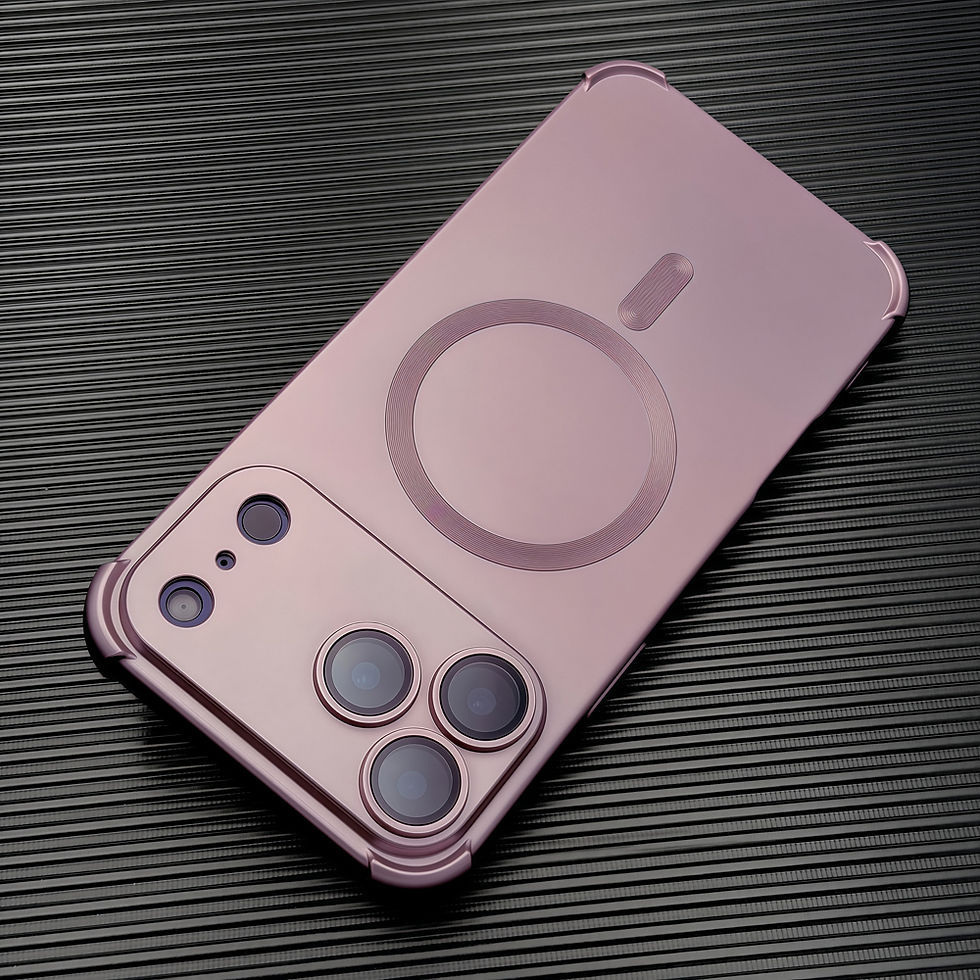 Miniaturbild: Luxury Shockproof Soft Matte iPhone Case with MagSafe