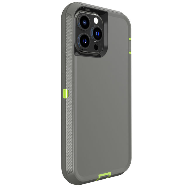 Thumbnail: Heavy Duty 3-in-1 Shockproof Armor iPhone Case for iPhone 16 15 14 Pro Max - Anti-Scratch, Dustproof Bumper Cover
