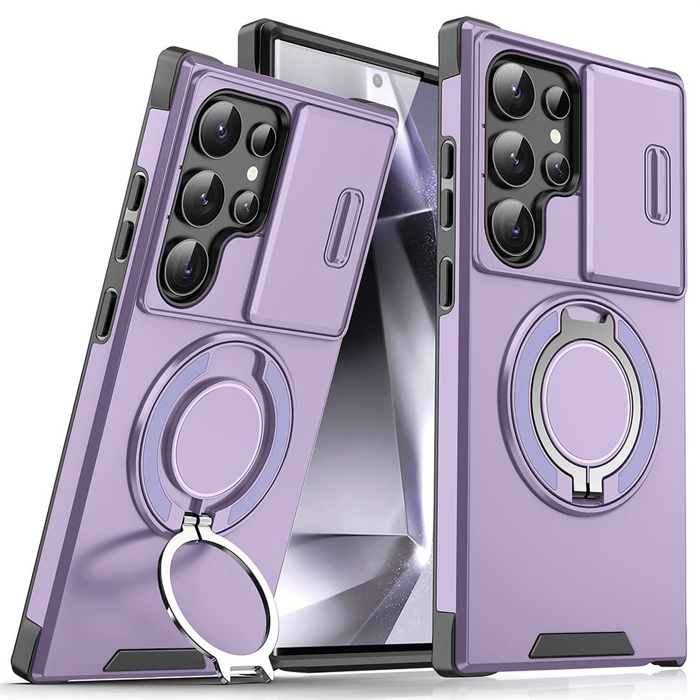 Thumbnail: Shockproof Slide Camera Protection Magnetic Case for Samsung