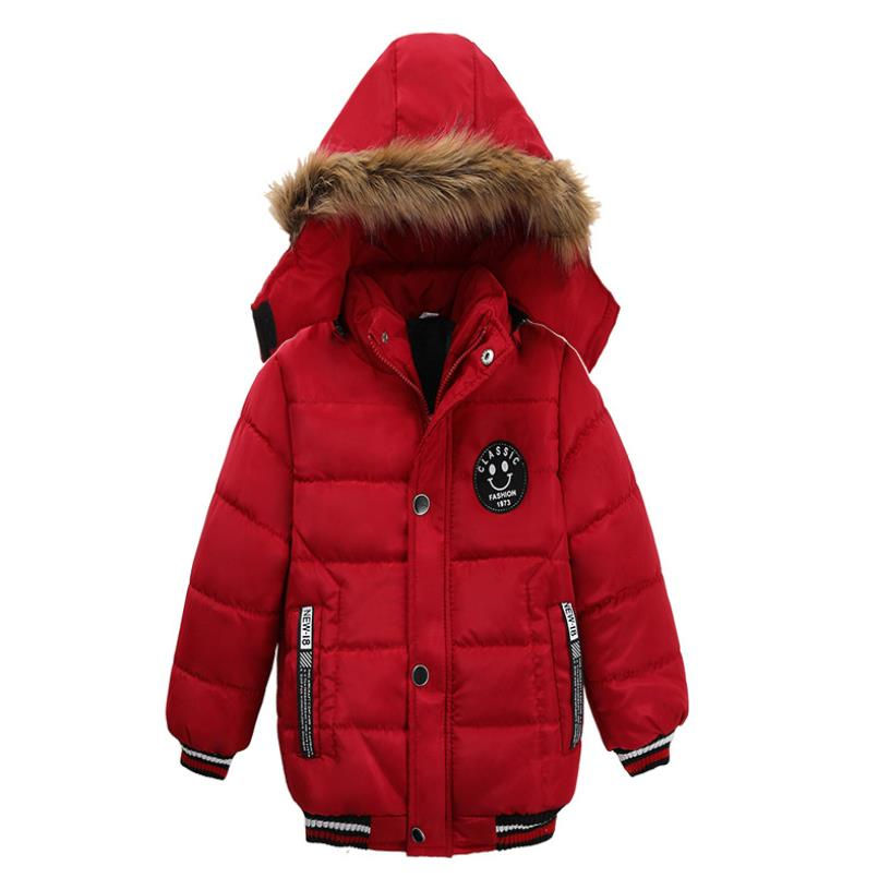 Thumbnail: boys winter cotton hooded jacket snow coat 3 to 6 years