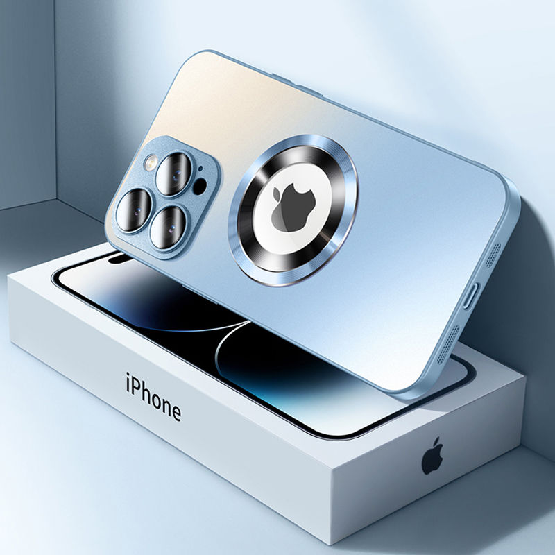 Miniaturbild: MagSafe wireless charging Magnetic Case AG Matte Tempered Glass for iPhone 16, 15, 14, 13 , 12, 11