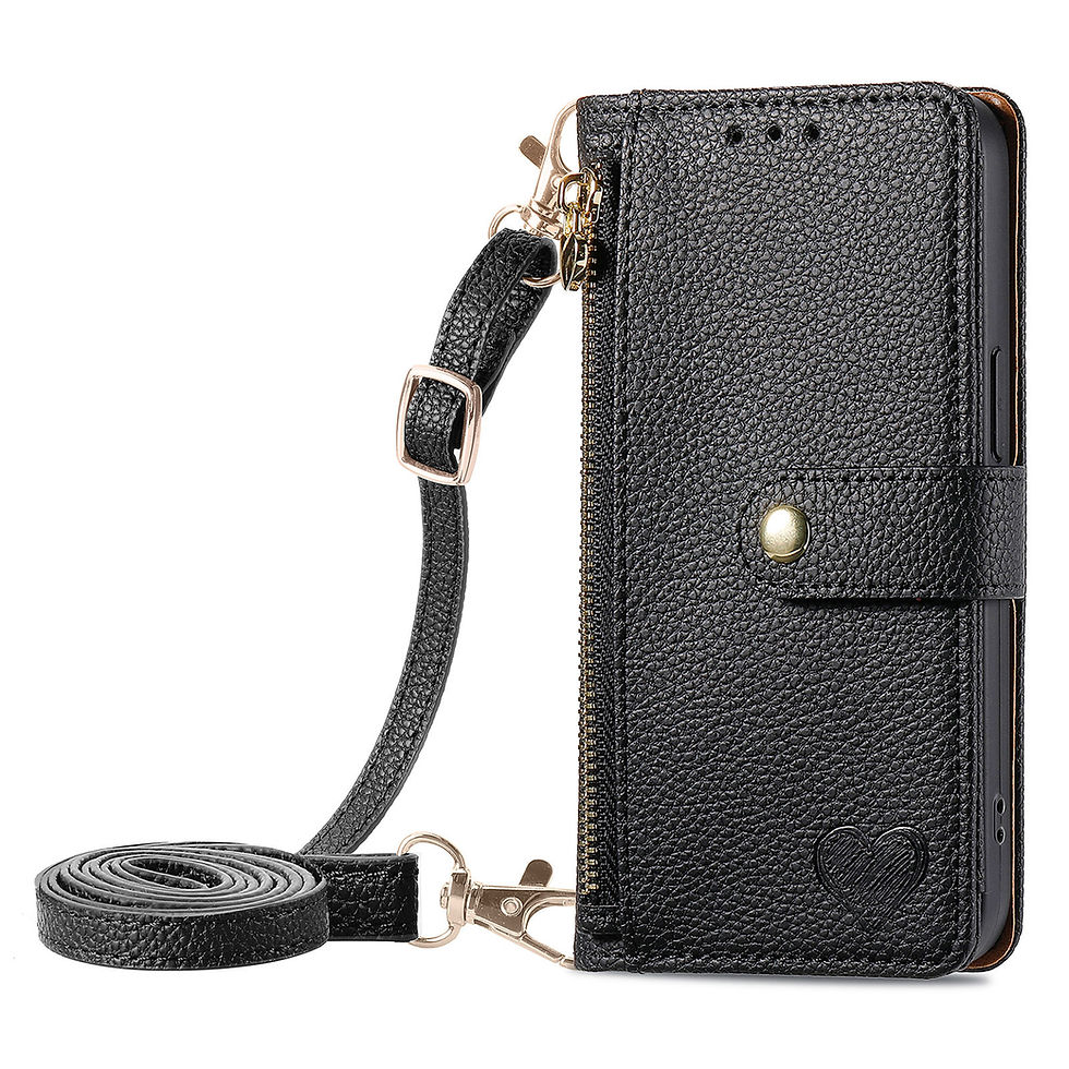 Miniaturbild: Crossbody Wallet Case RFID for iPhone 15 Pro Max