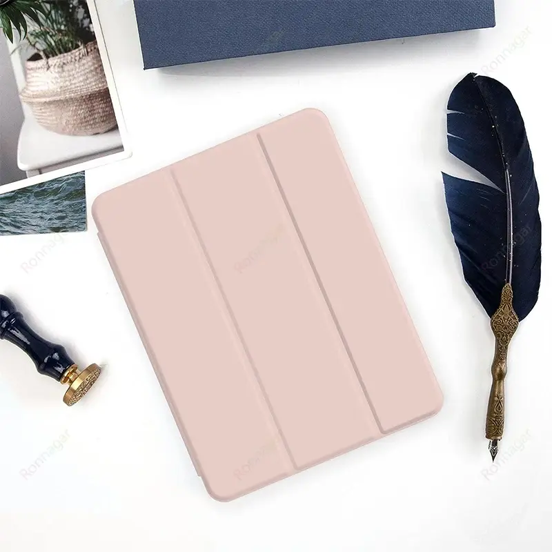 Thumbnail: Shockproof Silicone Pencil Slot Case for iPad Air/Pro/Mini - Durable, Drop-Resistant, Stylish Design