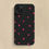 Thumbnail: Black Love Heart iPhone case with full coverage and dustproof, anti-scratch design for iPhone models from iPhone 7 to iPhone