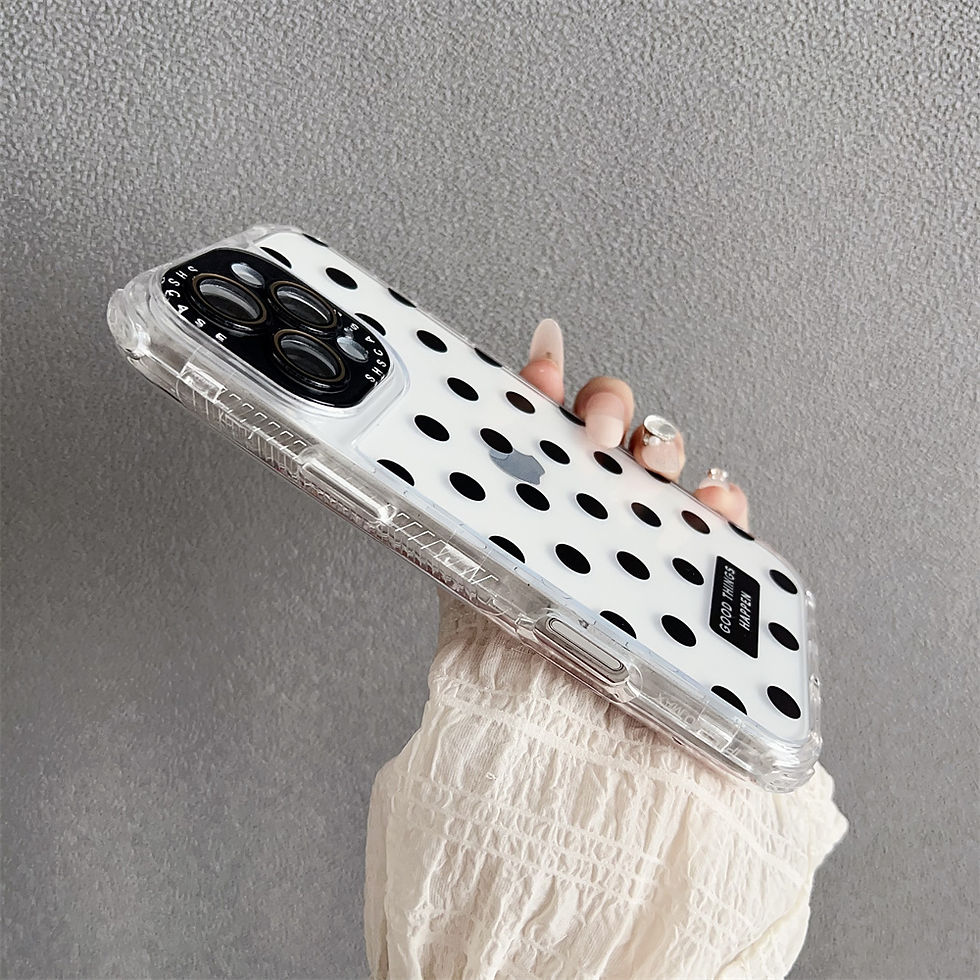 Clear cute pattern phone case for iPhone 16 Pro Max – shockproof slim cover