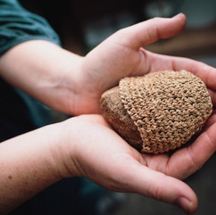 Wild Cordage with Artist Alice Fox: Produce a selection of fibre and cordage samples and learn about times to gather, process and store your wild fibres. You will be introduced to looping and weaving techniques using your cordage.