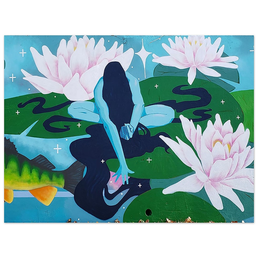 Thumbnail: Star Who Became A Water Lily - Fine Art Poster