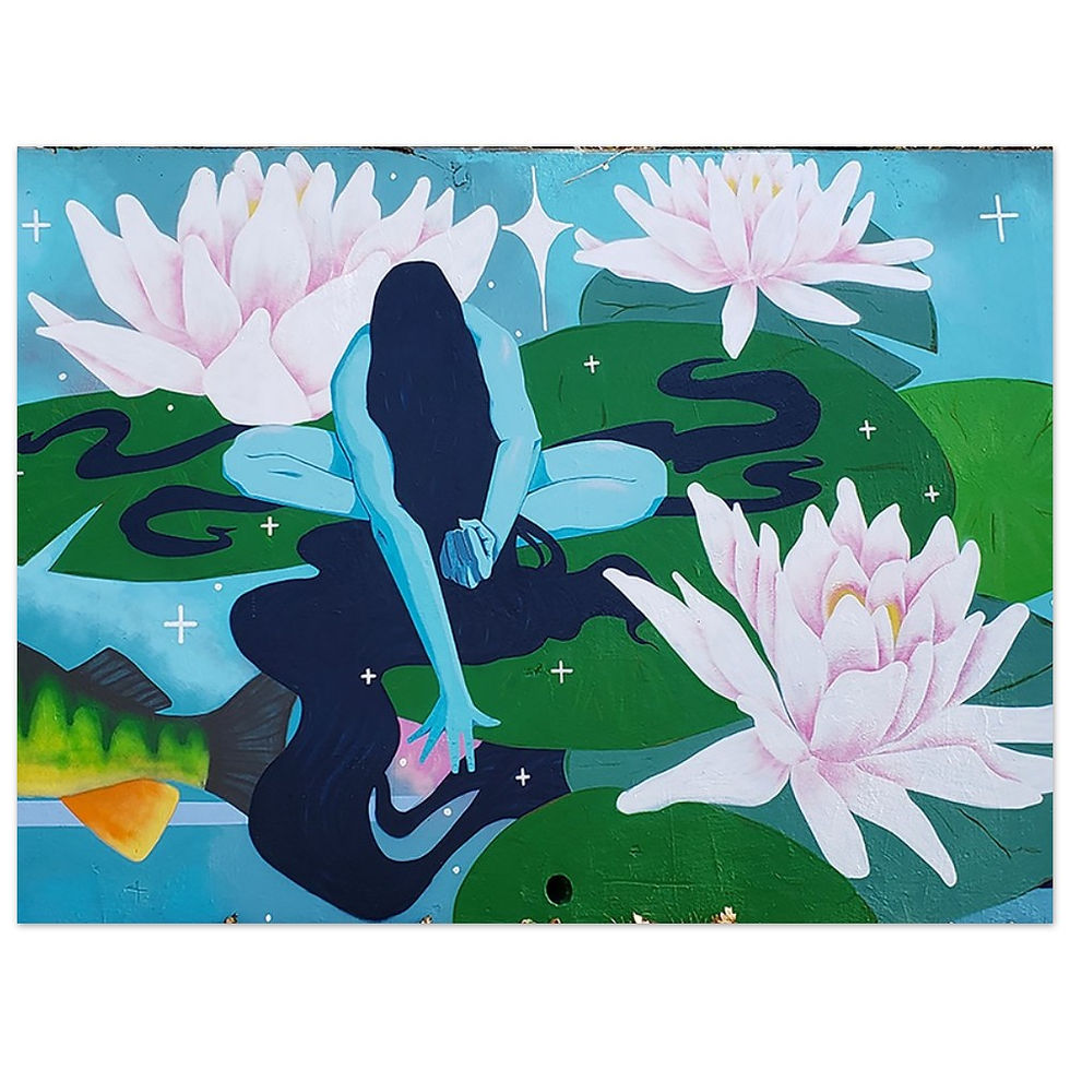 Thumbnail: Star Who Became A Water Lily - Fine Art Poster