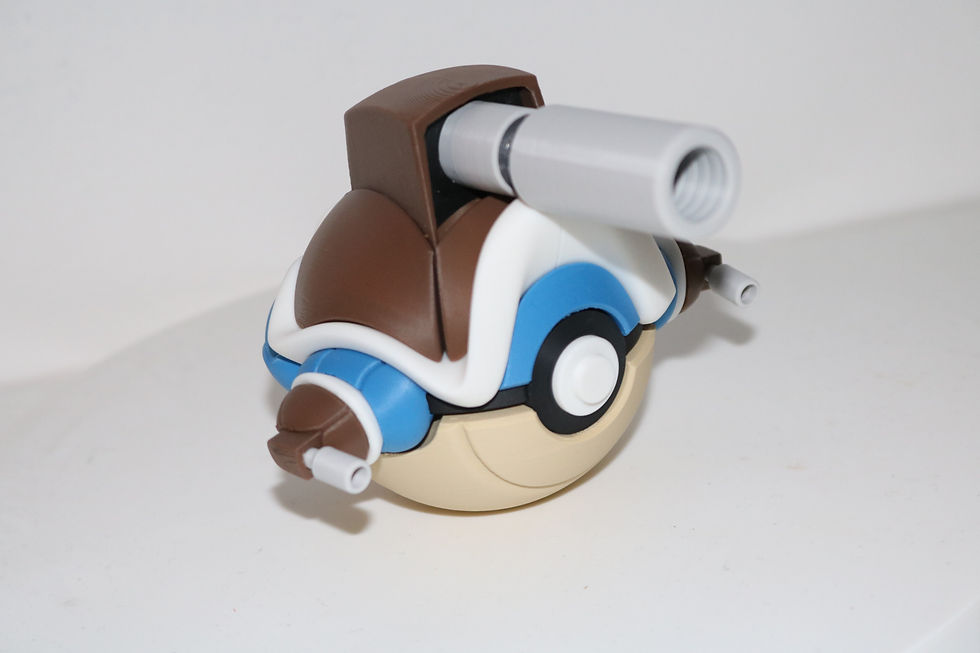 Miniaturbild: Mega Turtok Pokéball Kartenhalter Trading Card Display Ständer TCG 3D Druck Deko