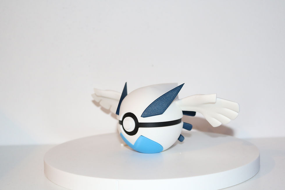 Miniaturbild: Lugia Pokéball 3D Figur Deko Pokémon Ball Geschenkidee Merchandise