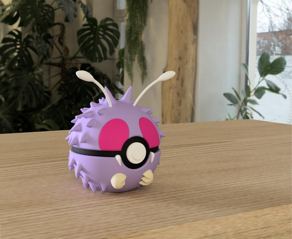 Bluzuk Pokeball, Pokémon 3D-Druck Deko – Gamer & Sammler aufgepasst