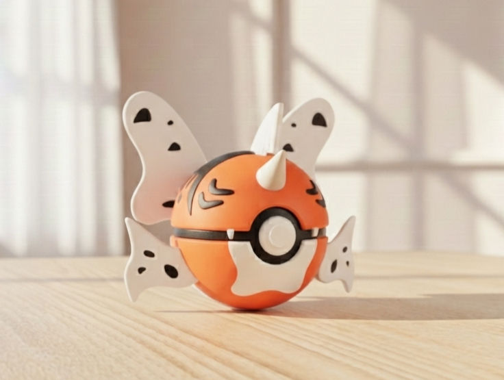 Golking Pokéball 3D Figur Deko Pokémon Ball Geschenkidee Merchandise