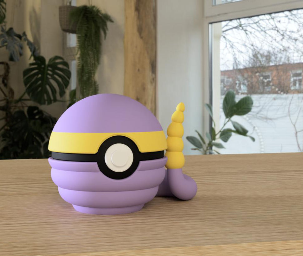 Rettan Pokéball 3D Figur Deko – Pokémon Ball Geschenk Idee Merchandise
