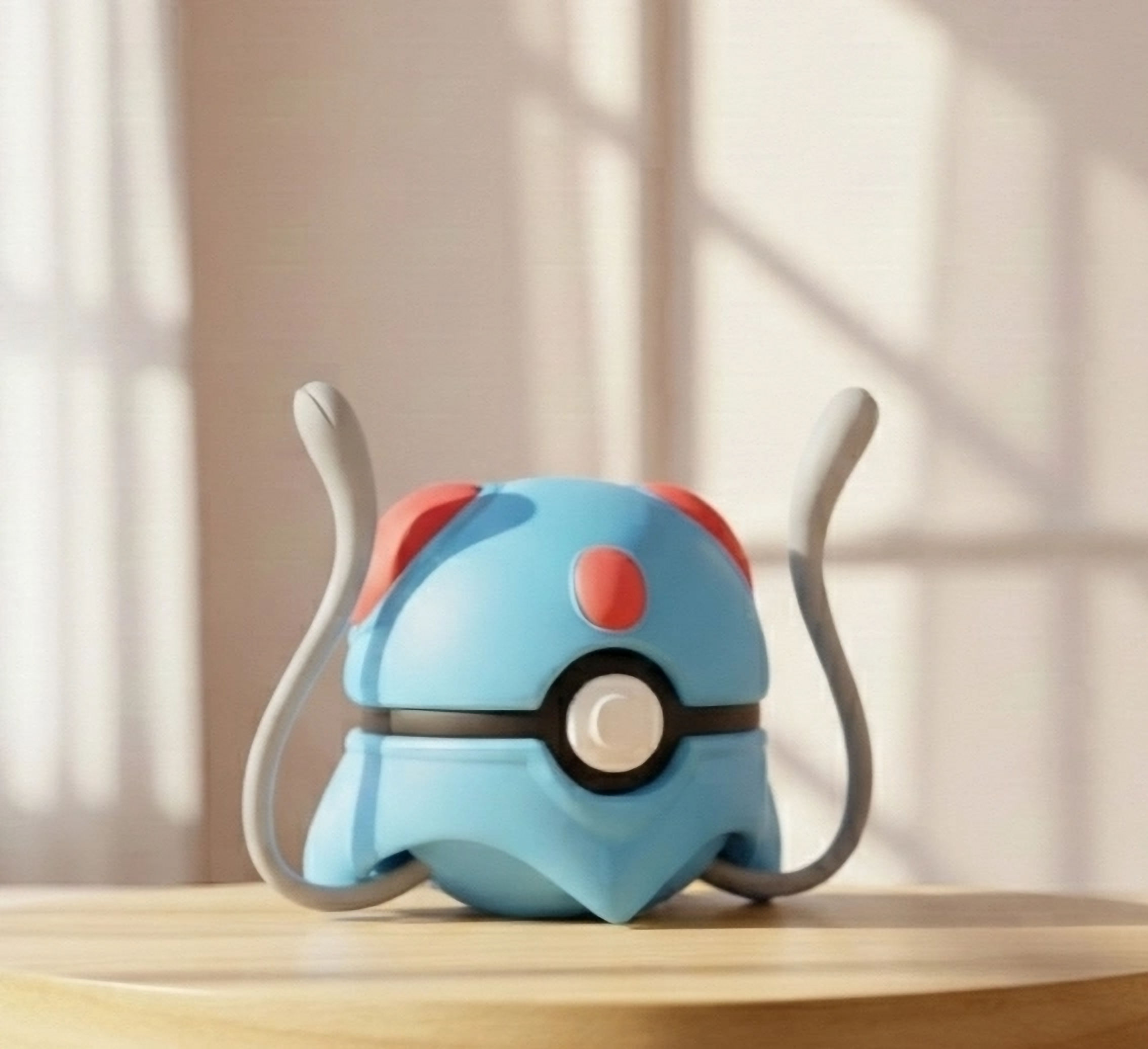 Tentacha Pokéball 3D Figur Deko Pokémon Ball Geschenkidee Merchandise