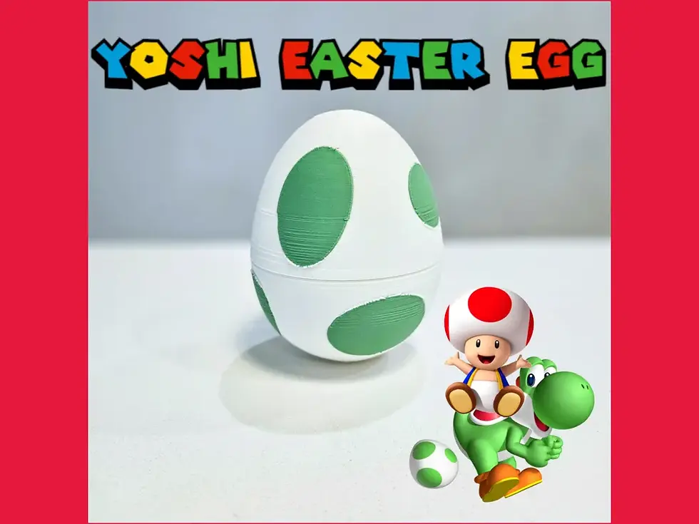 Yoshi-Osterhalter für Eier & Süßigkeiten