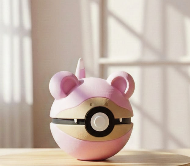 Flegmon Pokéball 3D Figur Deko Pokémon Ball Geschenkidee Merchandise
