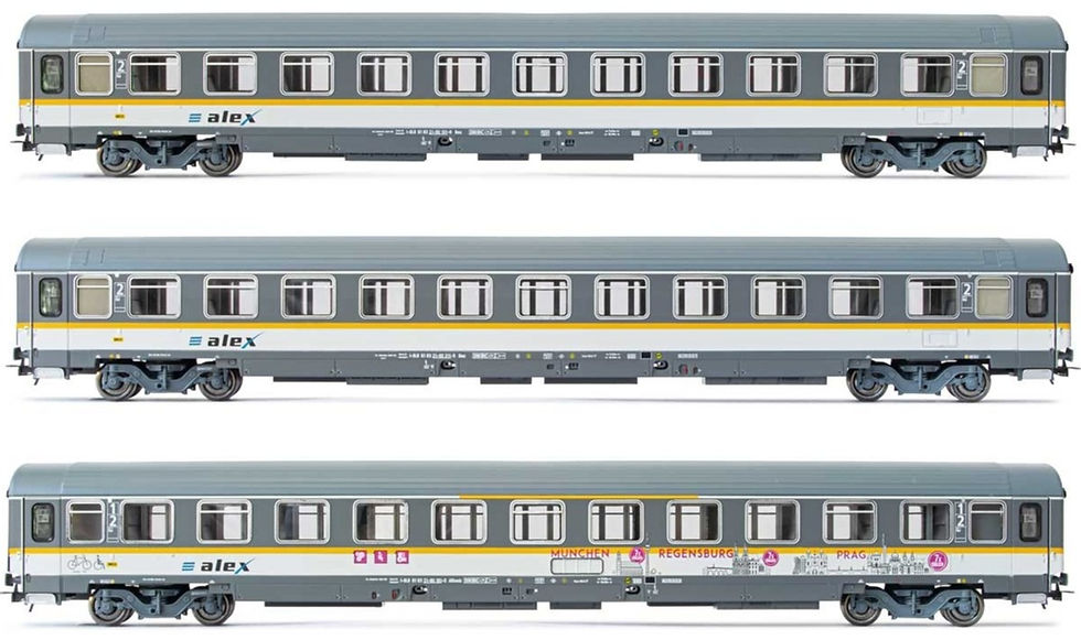 HO Scale Rivarossi Alton Limited C&A Chicago & Alton 4-Car Passenger HO Scale Rivarossi Alton Limited C&A Chicago & Alton 4-Car Passenger