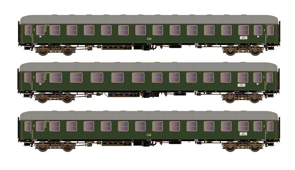 1US04) Märklin 58039 Rheingold 1.Kl. Abteilwagen der DB, ohne OVP