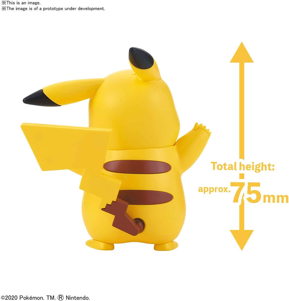 Miniatura: Bandai 2541922, Pokemon Pikachu model kit de 15  piezas