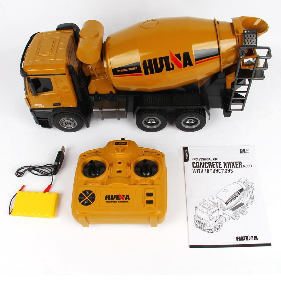 Miniatura: HUINA H1574,  1/14 RC Camión Mixer